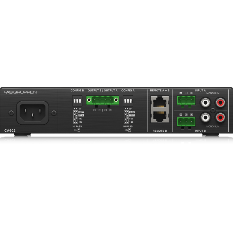 LABGRUPPEN - Amplificatore compatto a 2 canali