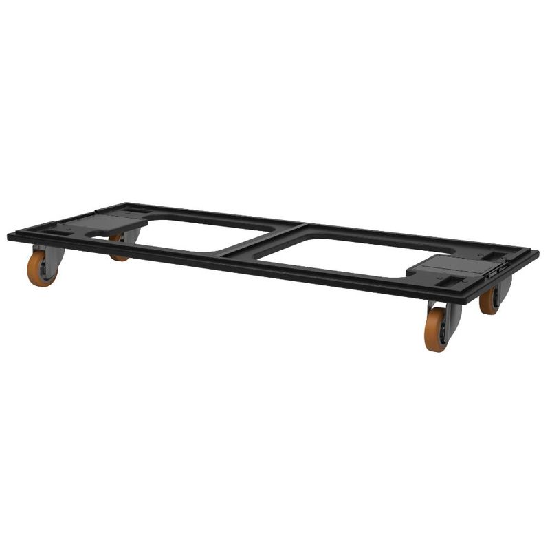 RCF - Detachable front wheel board for SUB 9029-AS including 4 x 100 mm wheels.