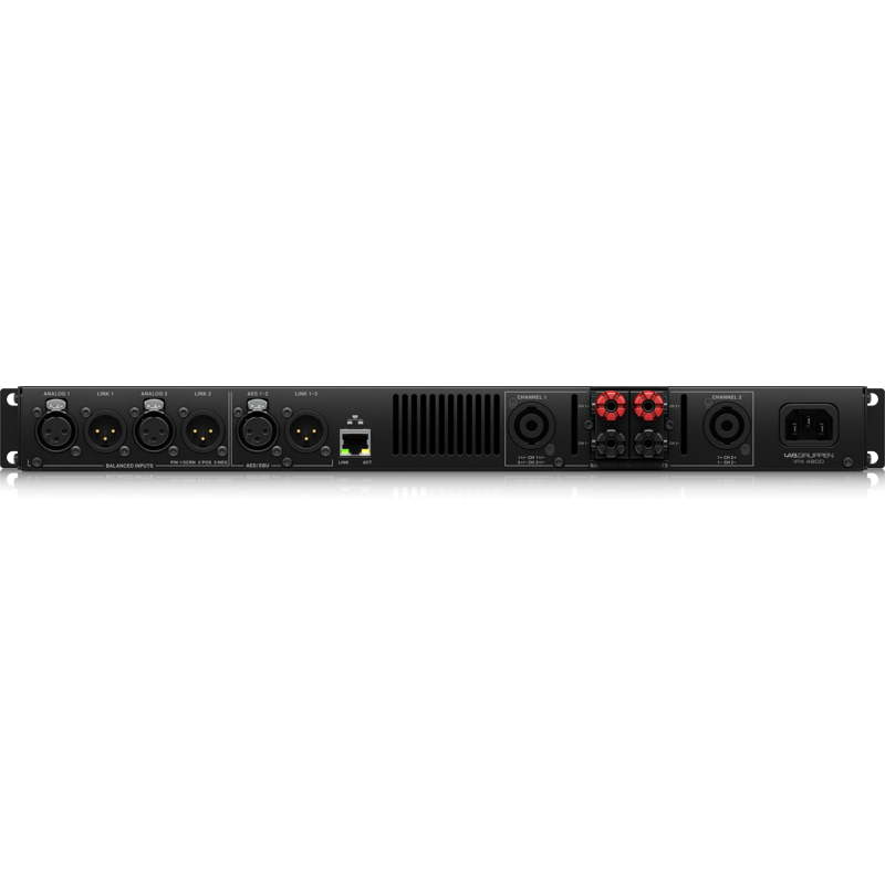 LABGRUPPEN - Amplificatore di potenza compatto a 2 canali da 4.800 W con controllo DSP.