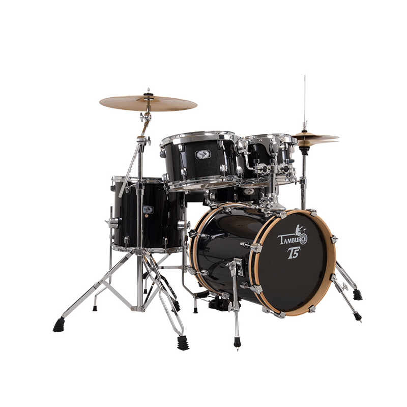 TAMBURO - Batteria serie T5 5 pezzi colore Black Sparkle