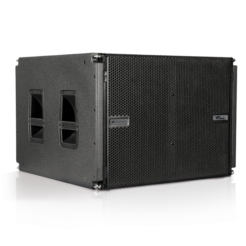 DB TECHNOLOGIES - Un subwoofer attivo appendibile, dotato di un woofer in neodimio da 18