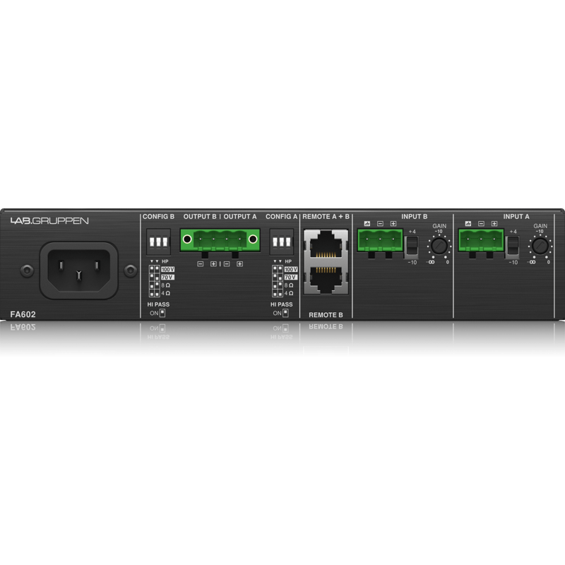 LABGRUPPEN - Amplificatore compatto a 2 canali