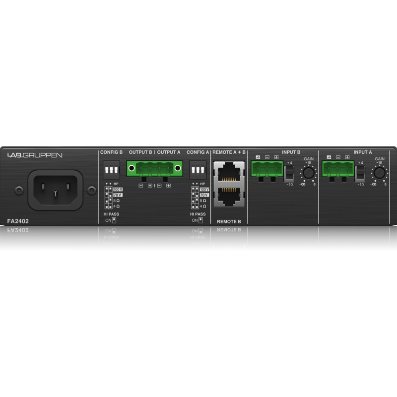 LABGRUPPEN - Amplificatore compatto a 2 canali