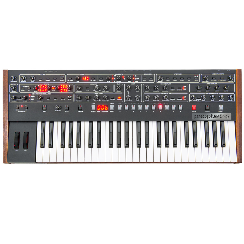 Sequential - SINTETIZZATORE ANALOGICO POLIFONICO A 6 VOCI 49 TASTI