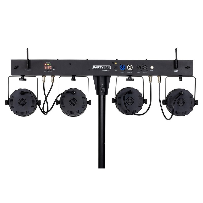 COLORKEY - Set luci con 4 par a batteria