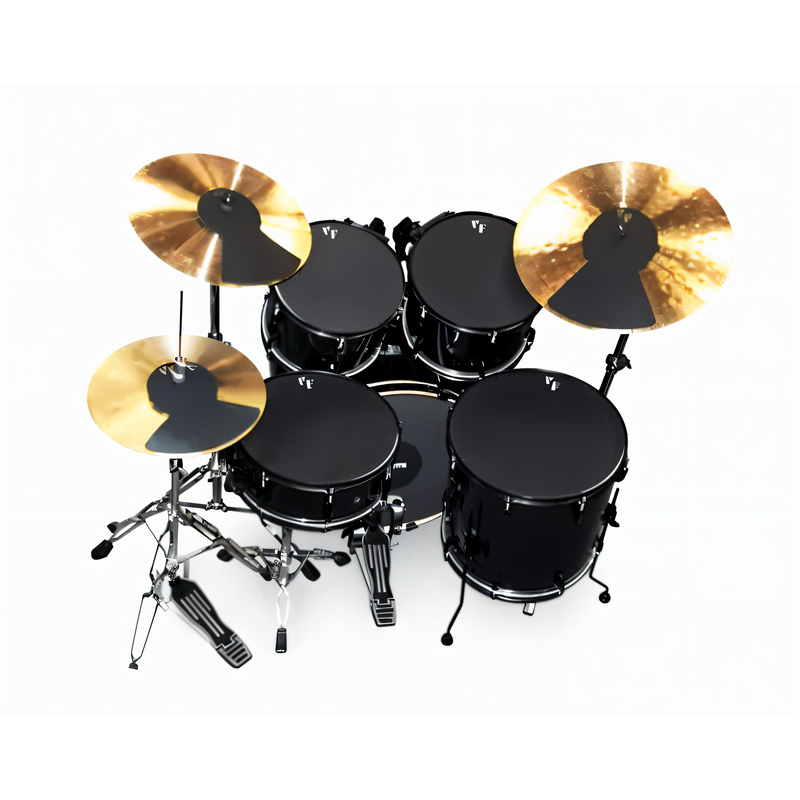 VIC FIRTH - Set: 12”, 13”, 14”, 16”, grancassa 22”, hi-hat e 2 pad piatto