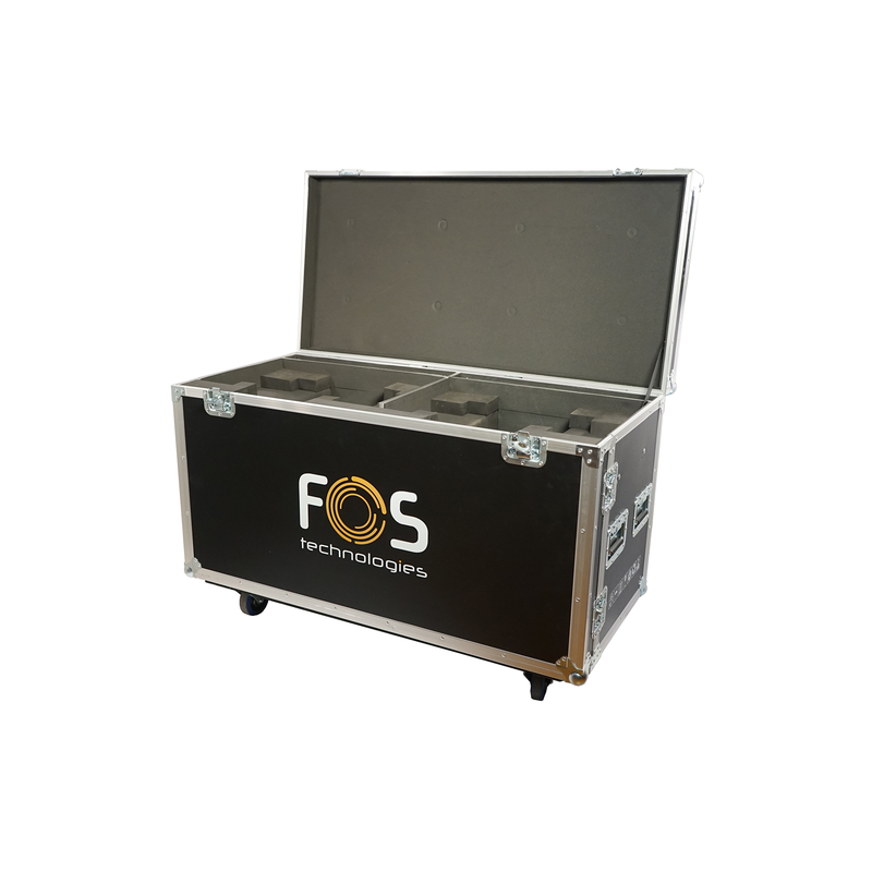 FOS TECHNOLOGIES - Flight Case doppio con ruote per 2 unità HYDOR BEAM