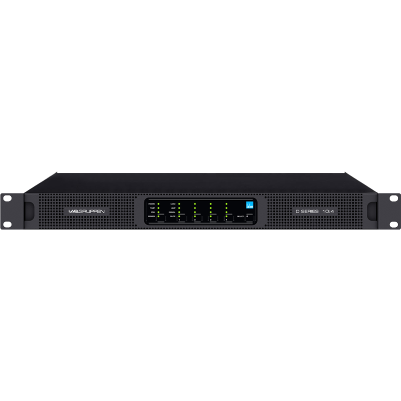 LABGRUPPEN - Amplificatore da installazione a 4 canali della serie D con DSP integrato
