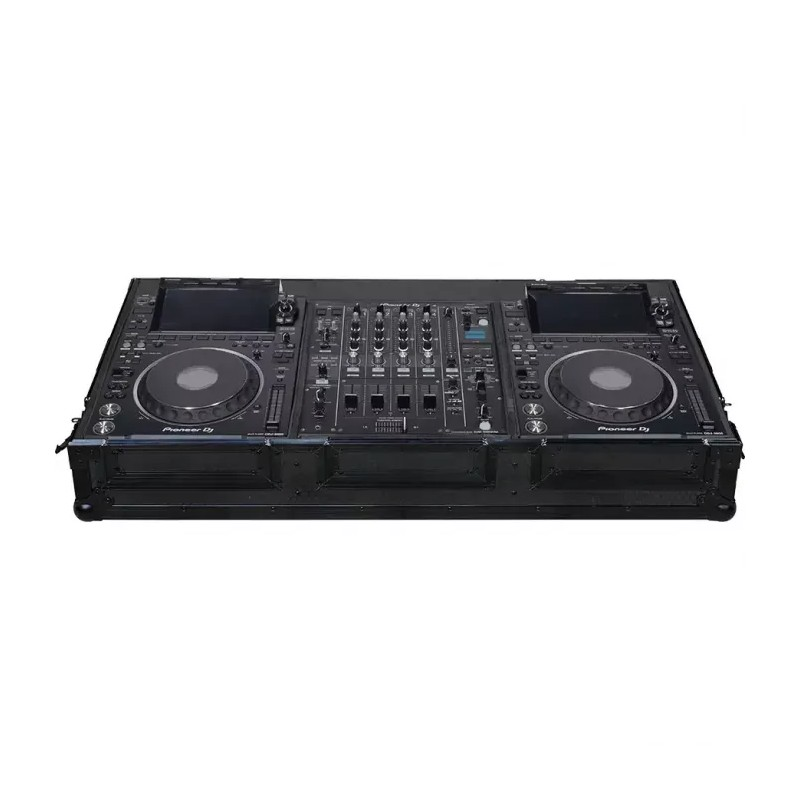 PIONEER DJ - Flight Case Pioneer® CDJ-3000/ DJM-900NXS2 Nero (Ruote).