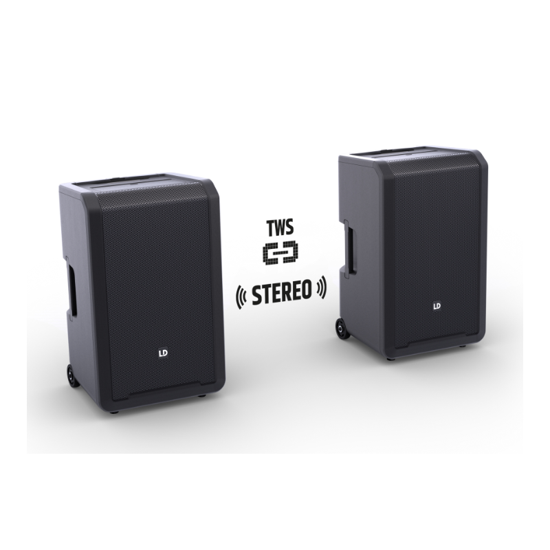 LD SYSTEMS - Sistema PA Bluetooth® portatile a batteria da 12