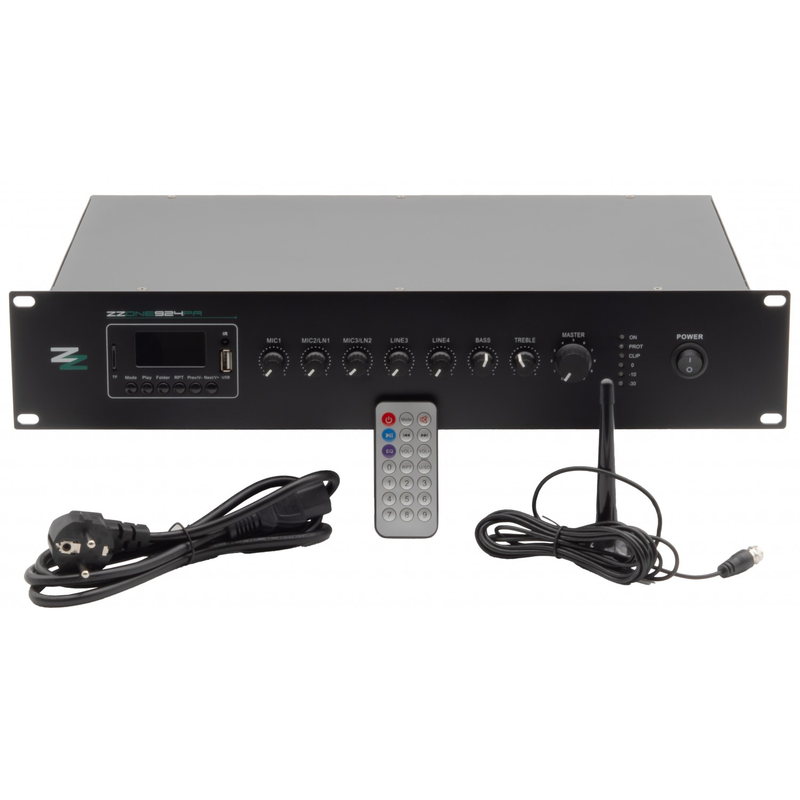 ZZiPP - Amplificatore mixer lettore usb/bt/fm da 240w