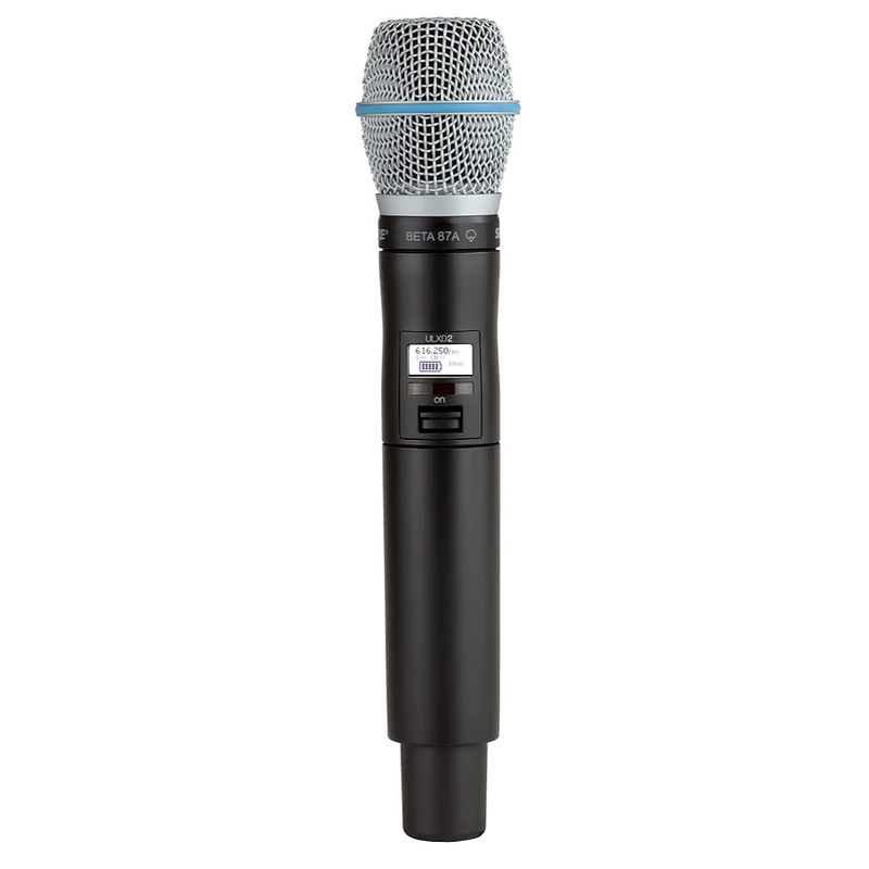 SHURE - Trasmettitore digitale palmare condensatore supercardioide con capsula Beta 87A per serie ULX-D
