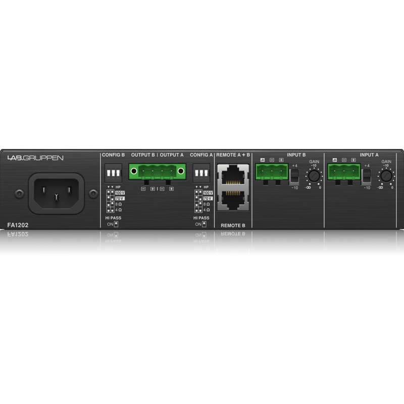 LABGRUPPEN - Amplificatore compatto a 2 canali