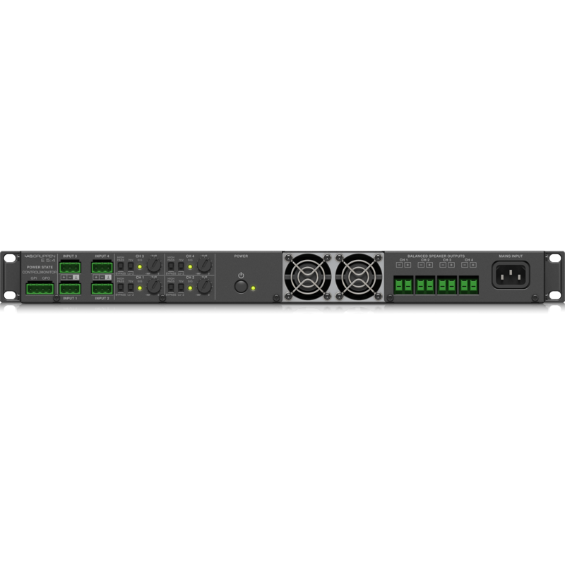 LABGRUPPEN - Amplificatore da installazione a 4 canali della serie E