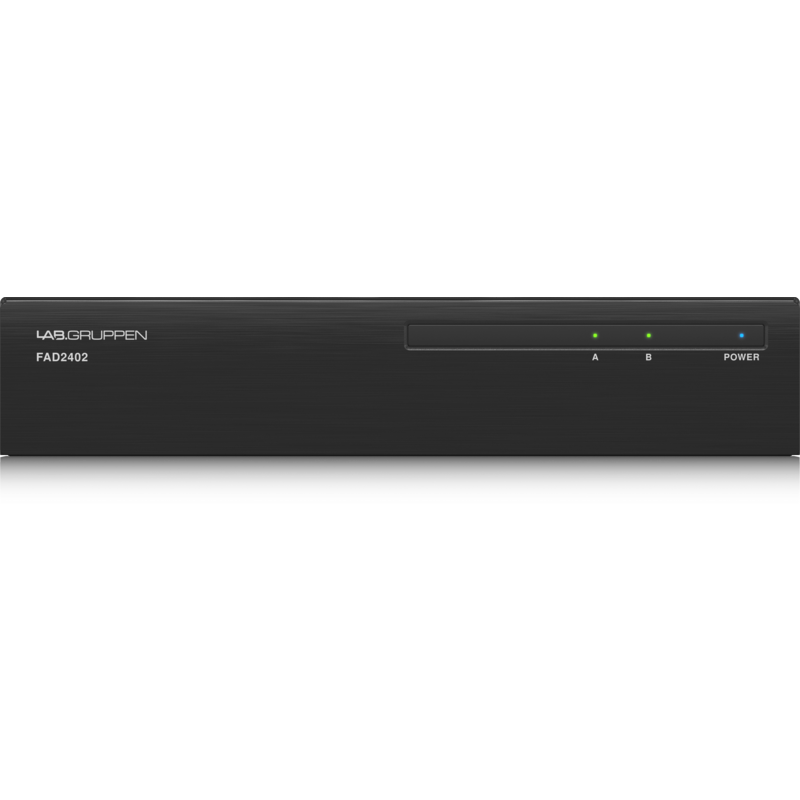 LABGRUPPEN - Amplificatore compatto a 2 canali con ingresso audio digitale per Dante.