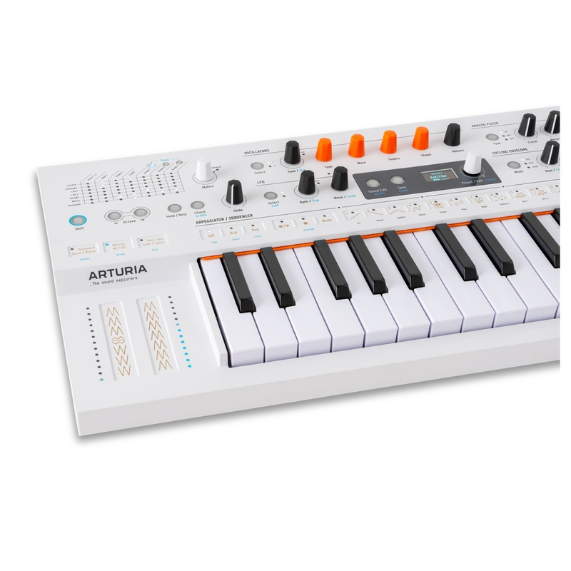 ARTURIA - SINTETIZZATORE IBRIDO ANALOGICO/DIGITALE A 6 VOCI 37 TASTI CON MICROFONO