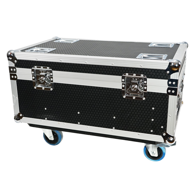 FOS TECHNOLOGIES - Flight case con stazione di ricarica per 8 unità Luminus PRO
