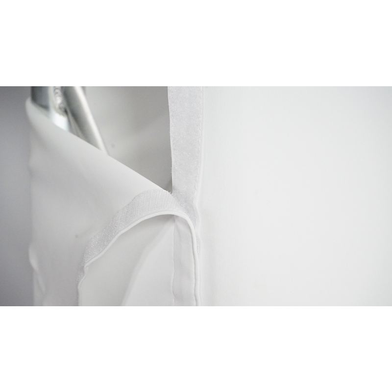 FOS TECHNOLOGIES - Copertura bianca per traliccio da 1 m, con chiusura a velcro