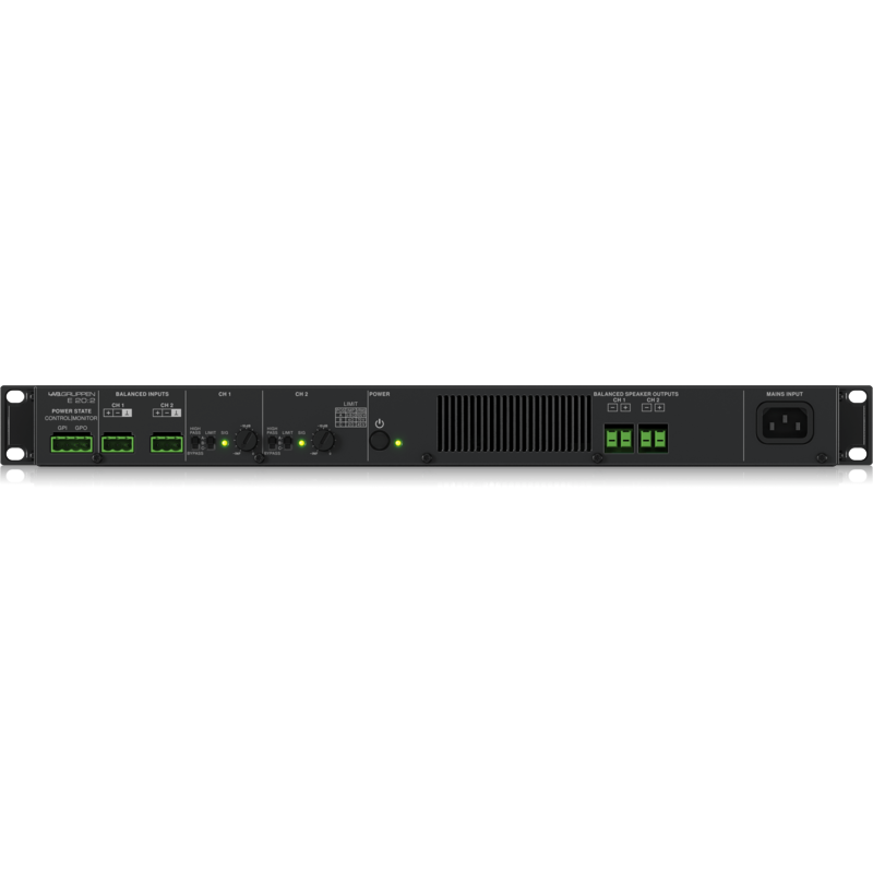 LABGRUPPEN - Amplificatore compatto da 2.000 W con 2 canali di uscita