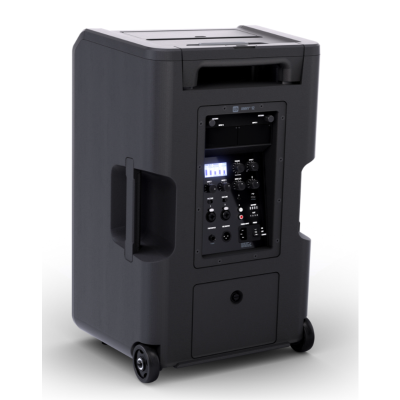 LD SYSTEMS - Altoparlante PA Bluetooth® da 12″ con batterie ricaricabile e mixer