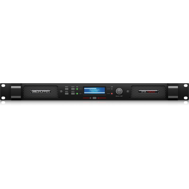 LABGRUPPEN - Amplificatore a 2 canali della serie IPX per tour e installazioni con DSP integrato.