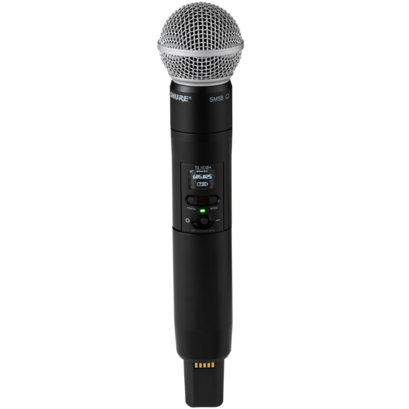 SHURE - Trasmettitore palmare per serie SLX-D+ con capsula SM58 banda G65
