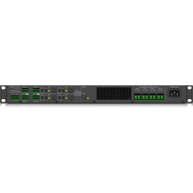 LABGRUPPEN - Amplificatore da installazione a 4 canali della serie E