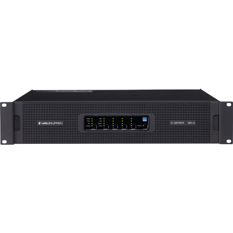 LABGRUPPEN - Amplificatore da installazione a 4 canali della serie D con DSP integrato