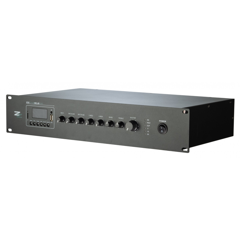ZZiPP - Amplificatore mixer lettore usb/bt/fm da 120w