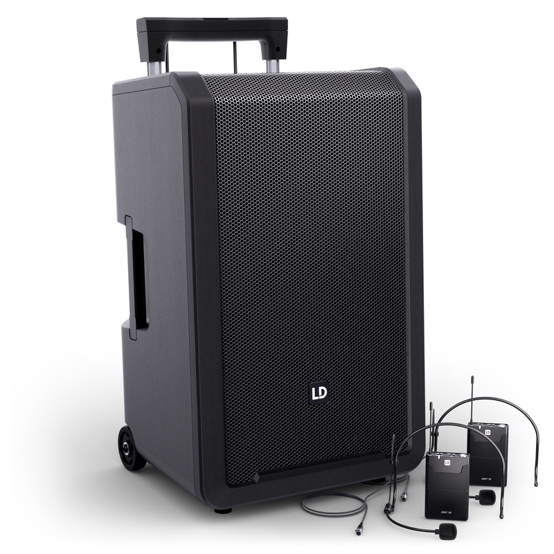 LD SYSTEMS - Sistema PA Bluetooth portatile a batteria da 12