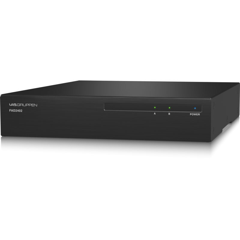 LABGRUPPEN - Amplificatore compatto a 2 canali con ingresso audio digitale per Dante.