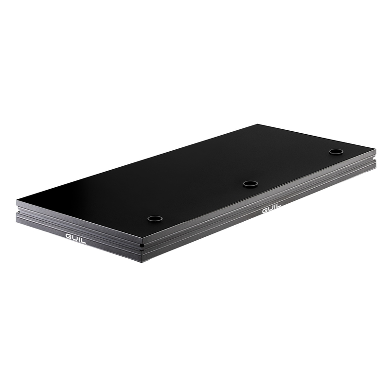 GUIL - Tavolo DJ/Tavolo per fonico in alluminio da 150 x 80 cm