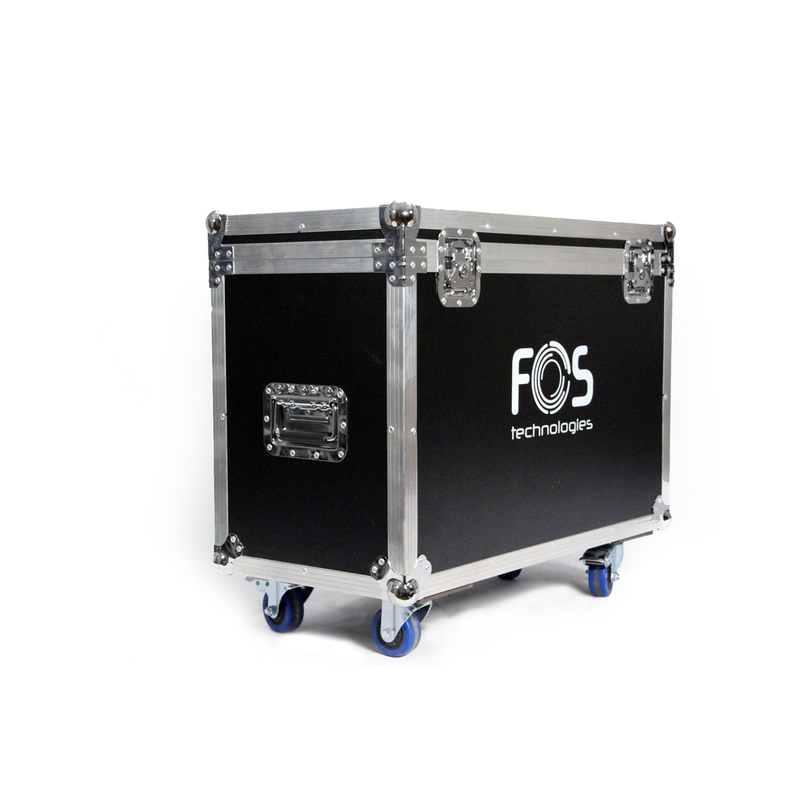 FOS TECHNOLOGIES - Flight Case doppio con ruote per 2 unità Led Beam 150