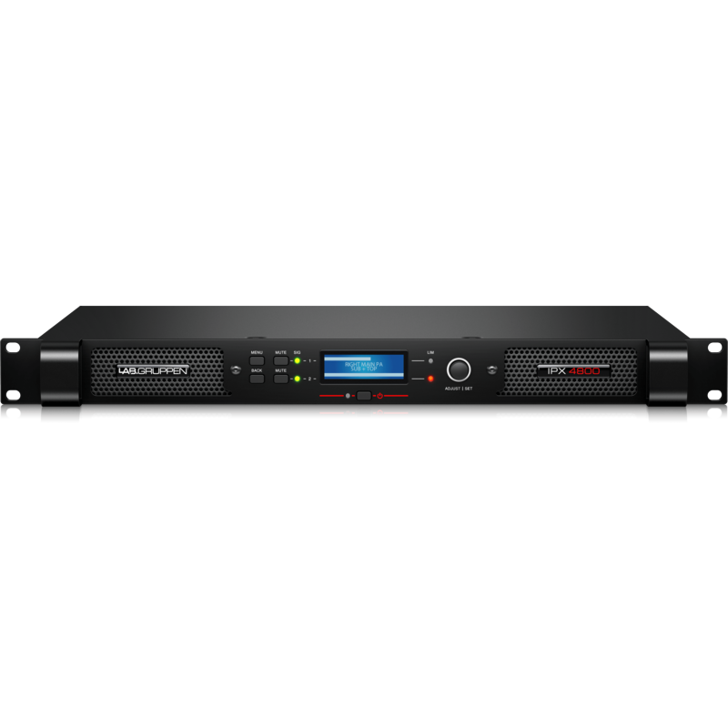 LABGRUPPEN - Amplificatore di potenza compatto a 2 canali da 4.800 W con controllo DSP.