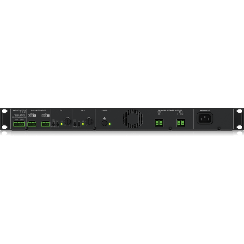 LABGRUPPEN - Amplificatore da installazione a 2 canali della serie E