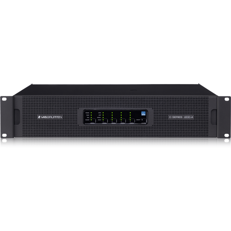 LABGRUPPEN - Amplificatore da installazione a 4 canali della serie D con DSP integrato