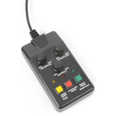 beamZ Rage 1500 - Macchina del Fumo LED, 1500 Watt, 6 x LED RGB 3-in-1 da 9W, Potenza Fumo