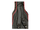 EK Bags - Custodia per Chitarra Elettrica 30mm Nera con rigo rosso