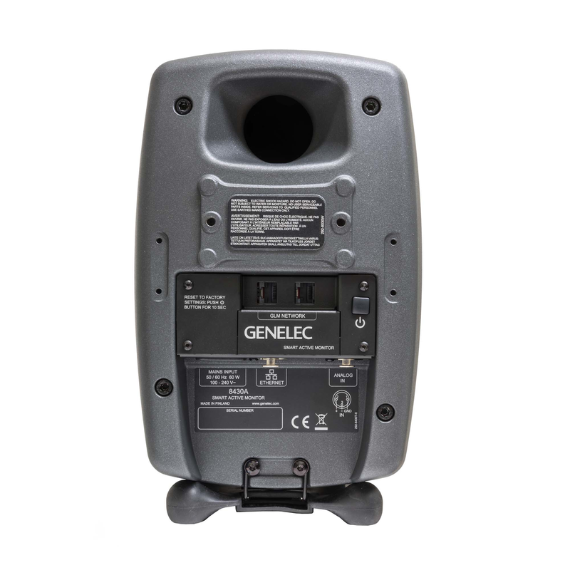 GENELEC - Monitor a 2 vie con ingresso Audio Over IP AES67 compatibile e Analogico - Woofer da 5” - 50W + 50W