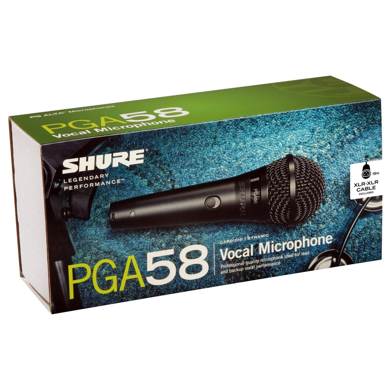 SHURE - Microfono per voce, dinamico, cardioide - Cavo compreso