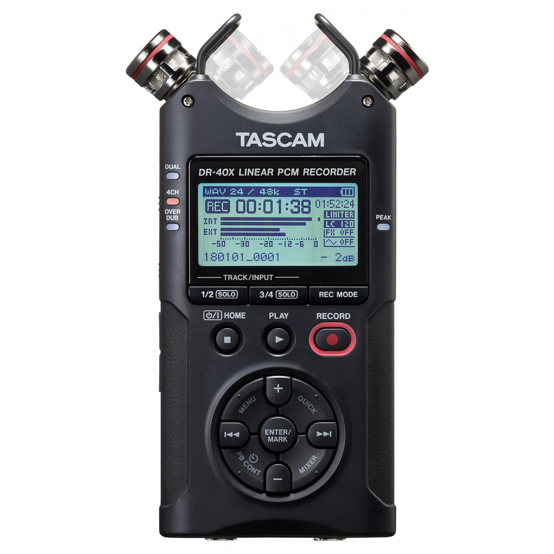 TASCAM - REGISTRATORE PORTATILE 4 CANALI E INTERFACCIA AUDIO USB 2 IN / 2 OUT