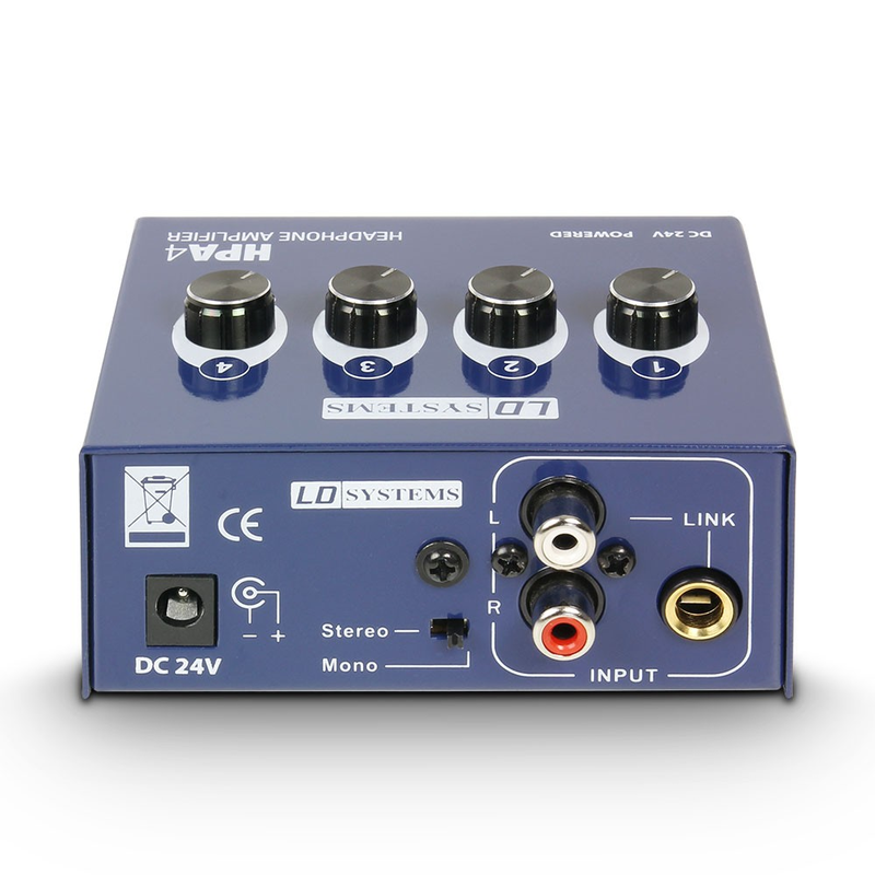 LD SYSTEMS - Amplificatore per Cuffie a 4 Canali