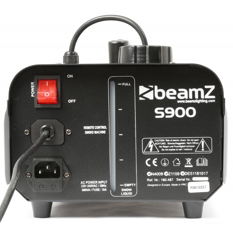 BEAM Z - Macchina del fumo compatta da 900W con telecomando