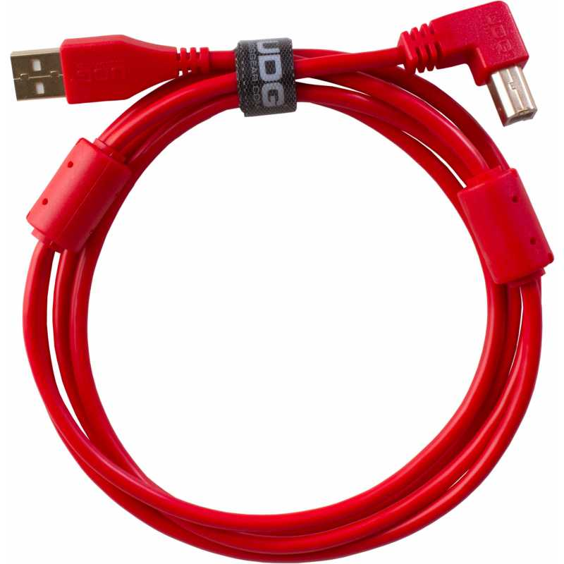 UDG - Cavo USB 2.0 A-B Red Angolare da 3mt.