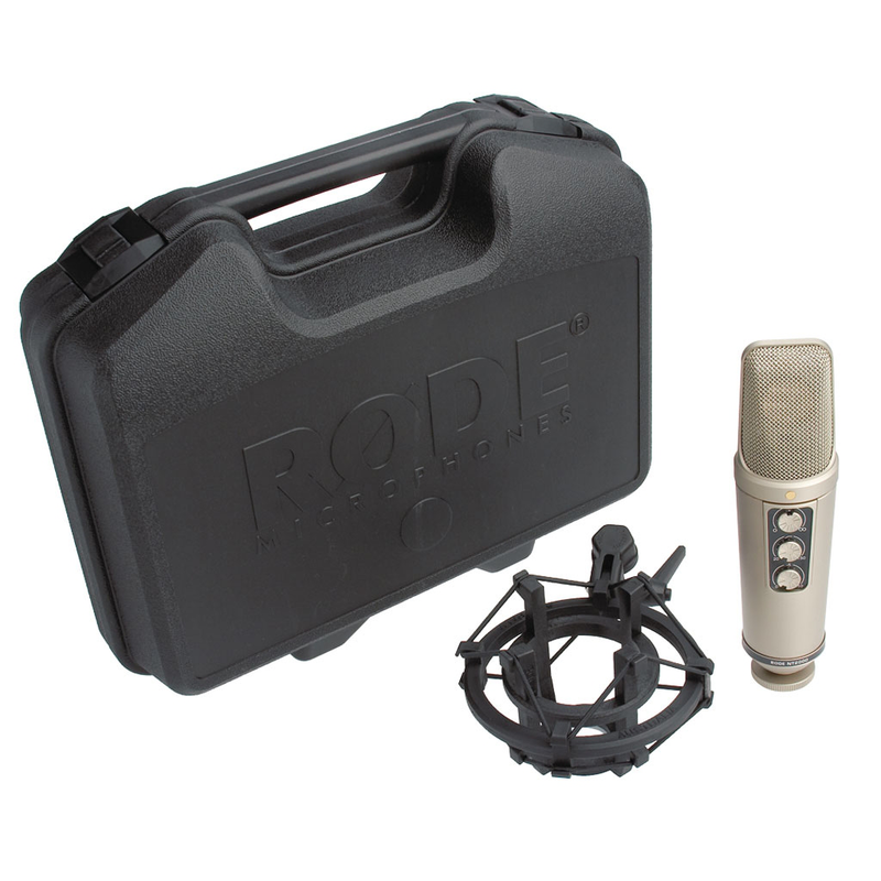 RODE - Microfono a condensatore, doppio diaframma largo da 1”, tutte le risposte polari gestibili a controllo continuo