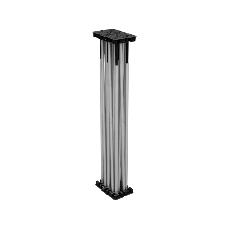 PRO LIGHTS - Struttura reticolare in alluminio per sistema Litestage, 1x0,5 m, h 60 cm