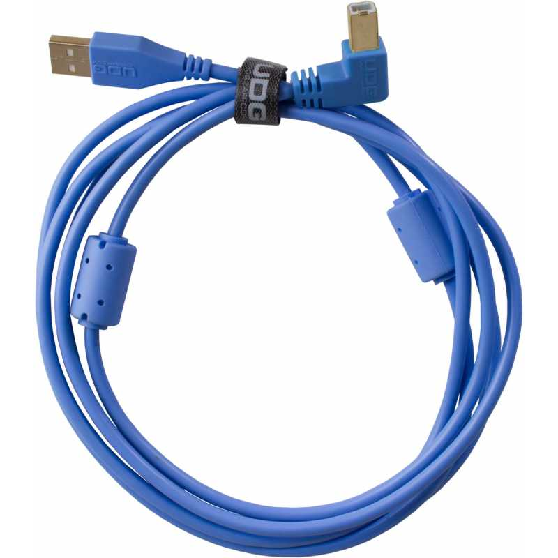 UDG - Cavo USB 2.0 A-B Blue Angolare da 3mt.