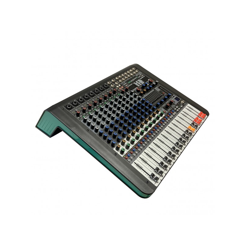 ZZiPP - Mixer professionale 12 canali con multieffetto DSP e connettività Bluetooth