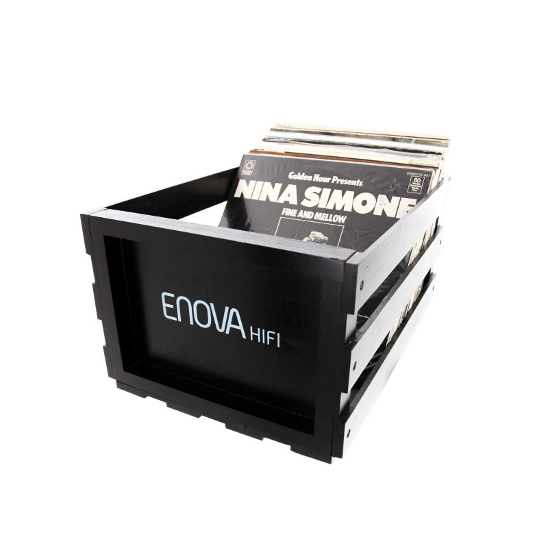 Enova Hifi - 120 Lp Storage Box - Black