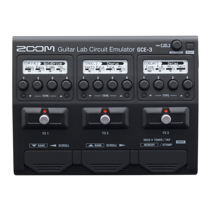 ZOOM - Processore di effetti per chitarra con interfaccia USB 2.0